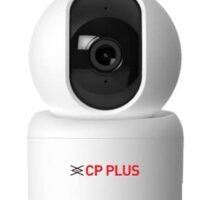 CP PLUS 2MP Full HD Smart Wi-Fi CCTV Home Security Camera | 360° with Pan Tilt | View & Talk | Motion Alert | Night Vision | SD Card (Upto 128 GB), Alexa & Google Support | IR Distance 10mtr | CP-E25A