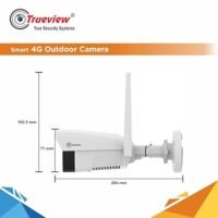 Trueview 3mp All Time Color 4G Sim Based Bullet CCTV Security Camera for Home, Shop, Office, Farm, and - Image 2