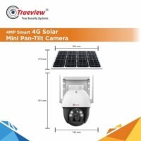 Trueview 4G Sim 4Mp Solar Powered CCTV Security Camera with Solar Panel | Surveillance for Agriculture | Remote Area | - Image 4